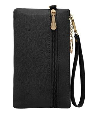 🆕 Leather Wristlet Wallet for Women Men Large Capacity Clutch Handbags Purses